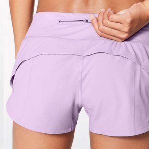 Lululemon Speed Up Short 2.5" Lilac Quartz
